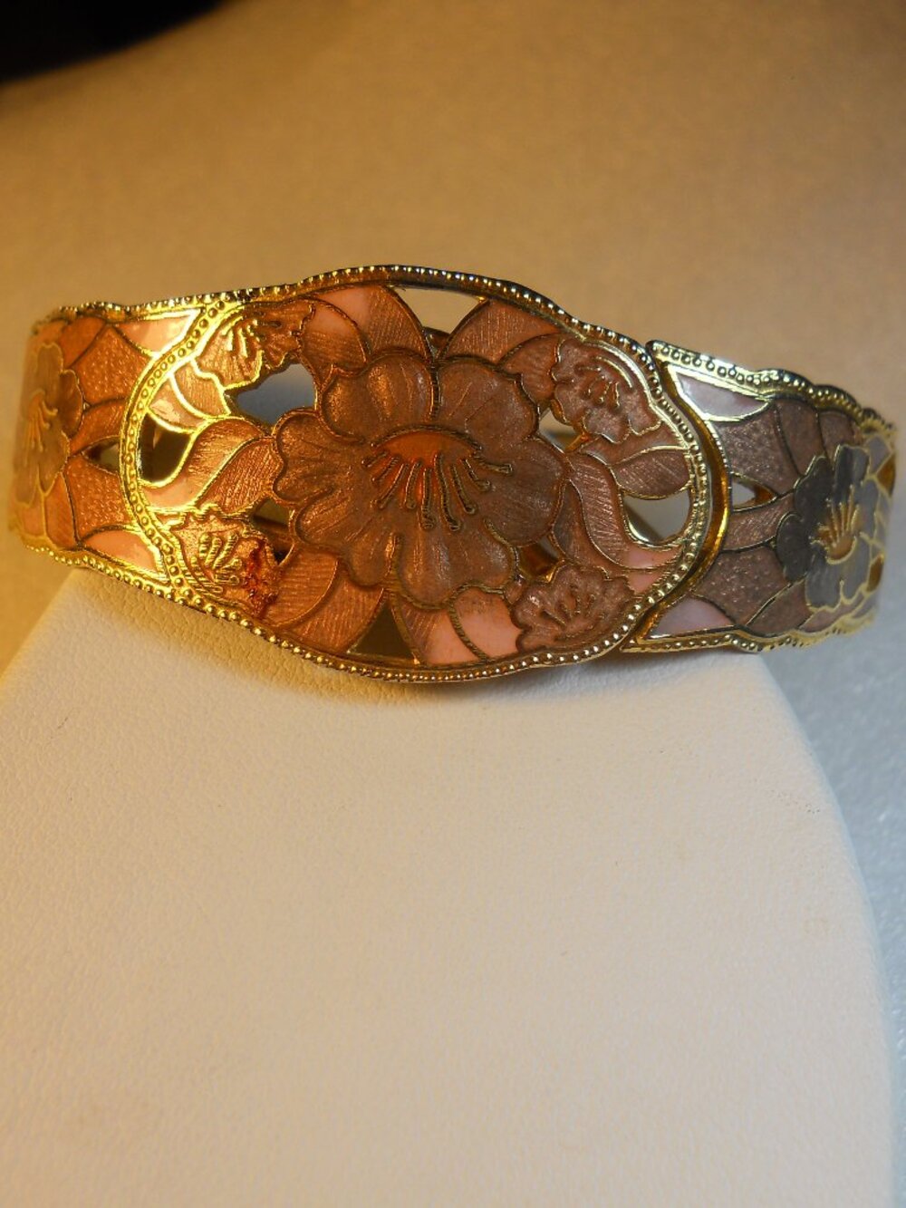 Cloisonné Hinged Bracelet    830